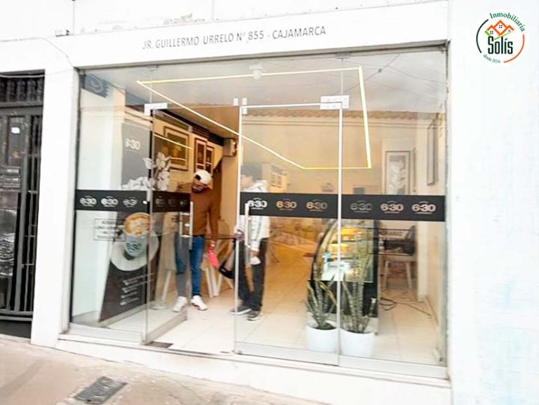 ALQUILER DE LOCAL PARA CAFETERIA, RESTAURANTE ...EN JR. GUILLERMO URRELO